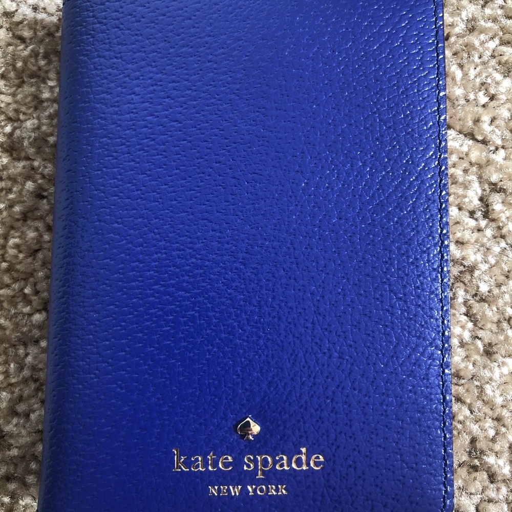 Kate spade passport holder nwt blue
